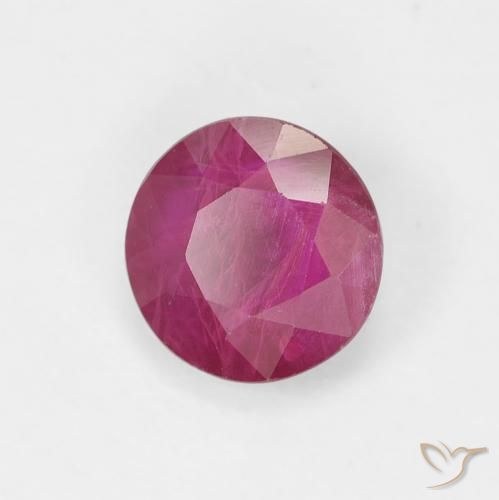 Rubis Rouge Rosâtre naturelle Tour, 0.80 ct, VS-SI