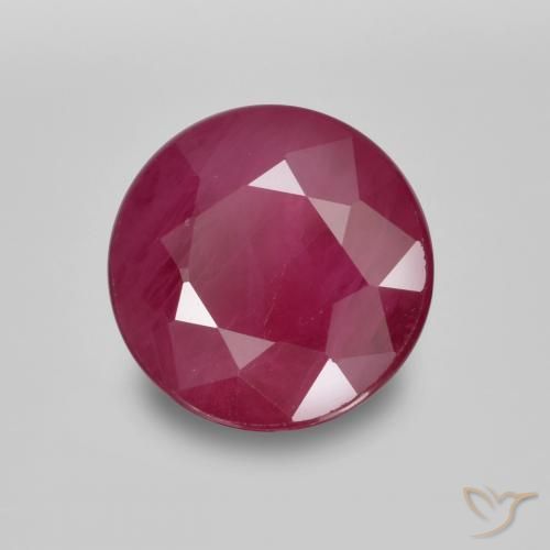 0.88ct Naturel Rouge moyen Rubis, Tour, VS-SI
