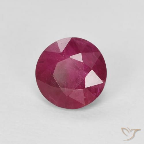 Rubis Rouge Rosâtre naturelle Tour, 0.83 ct, VS-SI