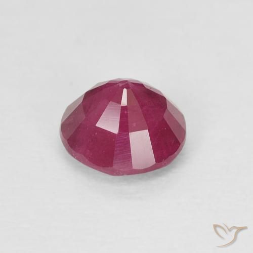 Rubis Rouge Rosâtre naturelle Tour, 0.83 ct, VS-SI