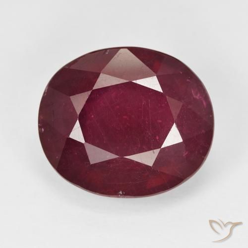 13.27ct Naturel Vin rouge Rubis, ovale, VS-SI