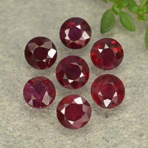 Achetez naturel 1,68ct rouge sang rubis gems, coupe roude, en provenance myanmar chez gemselect. en stock, livraison internationale!