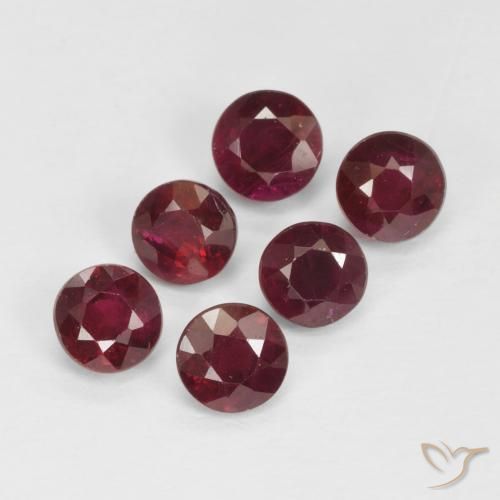 1.80ctw Naturel Rouge moyen Rubis, Tour, VS-SI