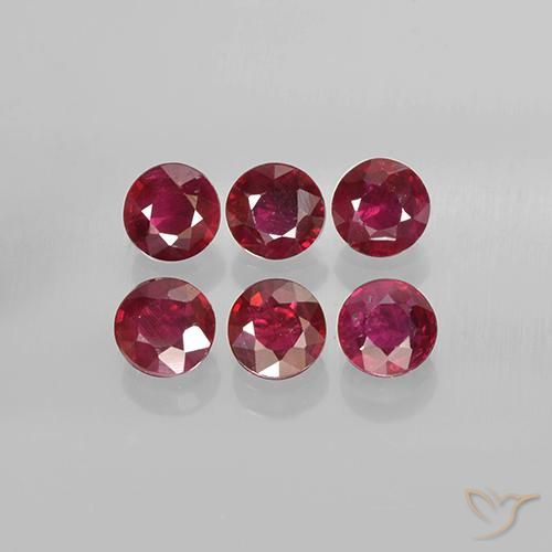 1.40ctw Naturel Rouge moyen Rubis, Tour, VS-SI