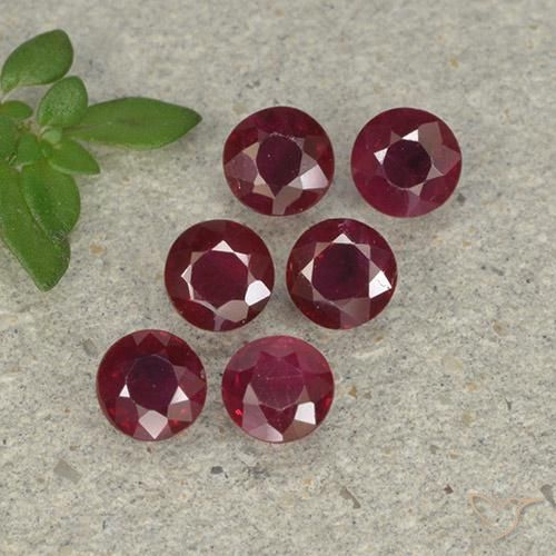 1.38ctw Naturel Vin rouge Rubis, Tour, VS-SI