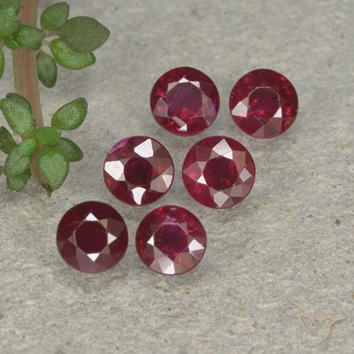 1.50ctw Naturel Rouge vif Rubis, Tour, VS-SI