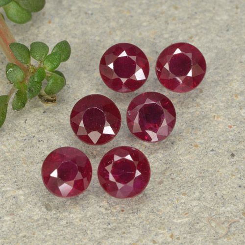 1.56ctw Naturel Vin rouge Rubis, Tour, VS-SI