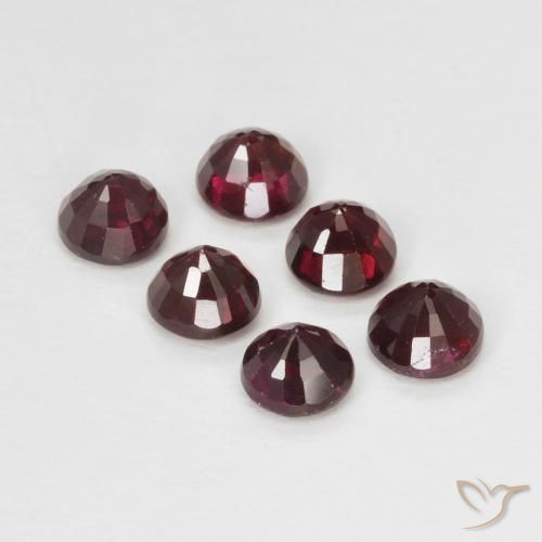 Achetez naturel 1,51ct vin rouge rubis gems, coupe roude, en provenance myanmar chez gemselect. en stock, livraison internationale!