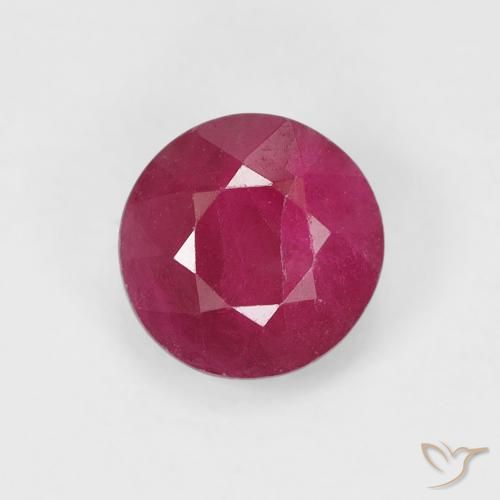 0.97ct Naturel Rouge confiture Rubis, Tour, VS-SI