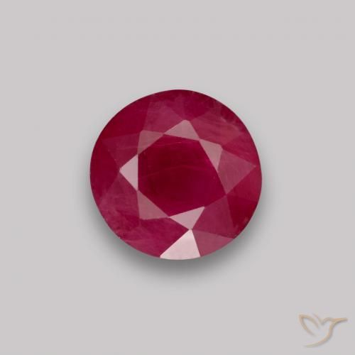 0.94ct Naturel Rouge foncé Rubis, Tour, VS-SI
