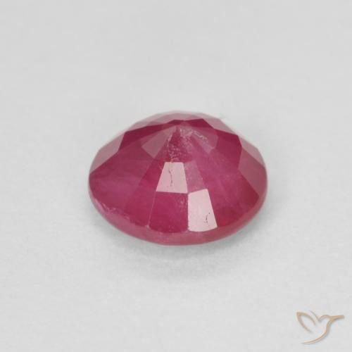 Rubis Rouge Rosâtre naturelle Tour, 0.84 ct, VS-SI