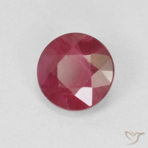 Rubis Rouge Rosâtre naturelle Tour, 0.76 ct, VS-SI