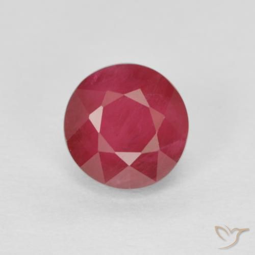0.96ct Naturel Cramoisi profond Rubis, Tour, VS-SI
