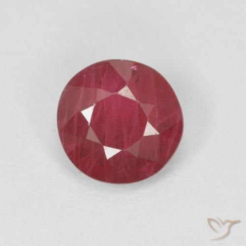 0.87ct Naturel Rouge moyen Rubis, Tour, VS-SI