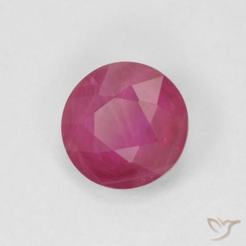 Rubis Rose rougeâtre naturelle Tour, 0.82 ct, VS-SI