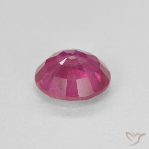 Rubis Rose rougeâtre naturelle Tour, 0.82 ct, VS-SI