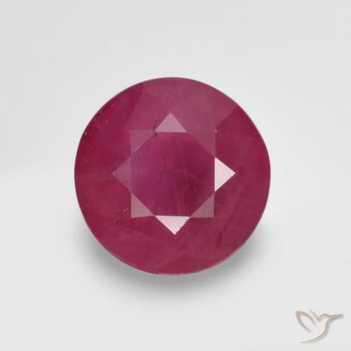 1.12ct Naturel Rouge moyen Rubis, Tour, VS-SI