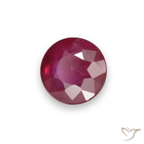 Rubis Rouge foncé naturelle Tour, 0.97 ct, VS-SI