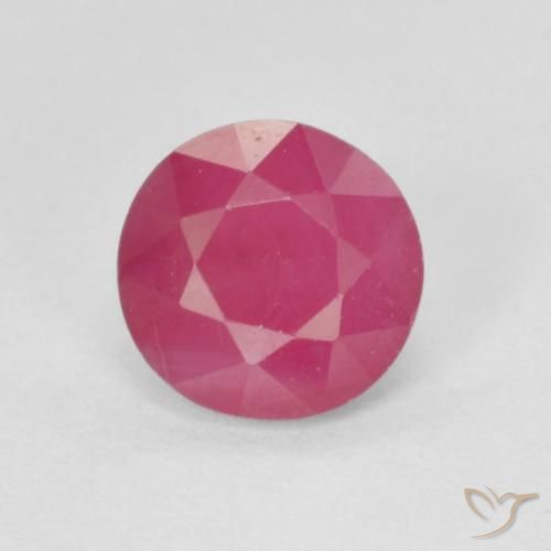 1.19ct Naturel Rouge Rosâtre Rubis, Tour, VS-SI