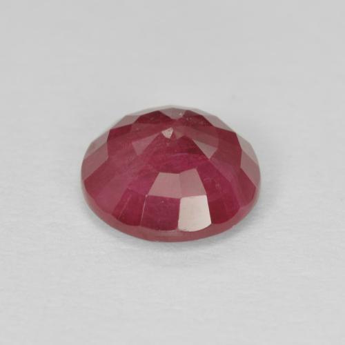 Rubis Rose rougeâtre naturelle Coupe roude, 1.42 ct, VS-SI