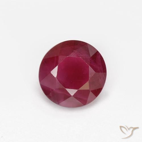 0.99ct Naturel Rouge confiture Rubis, Tour, VS-SI