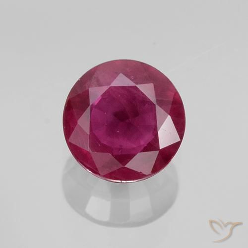 0.70ct Naturel Rouge foncé Rubis, Tour, VS-SI
