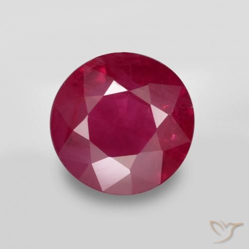 0.92ct Naturel Rouge foncé Rubis, Tour, VS-SI