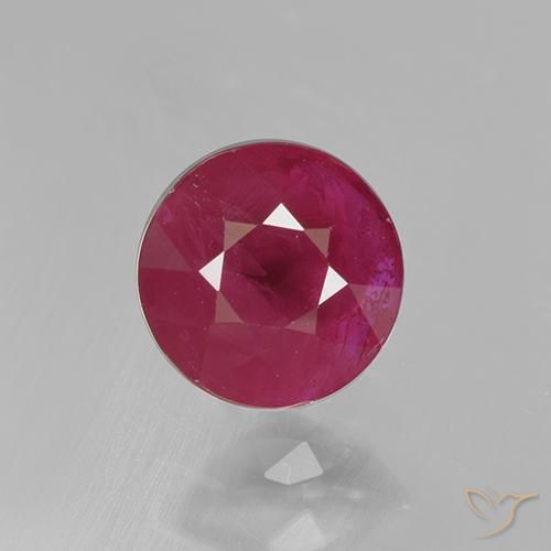 0.96ct Naturel Rouge moyen Rubis, Tour, VS-SI