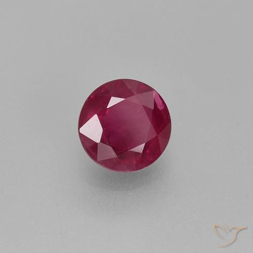Rubis Rouge Rosâtre naturelle Tour, 0.82 ct, VS-SI