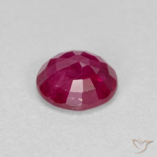 Rubis Rouge Rosâtre naturelle Tour, 0.74 ct, VS-SI