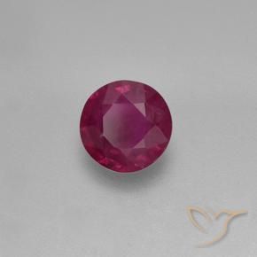 Rubis Rouge foncé naturelle Tour, 0.73 ct, VS-SI