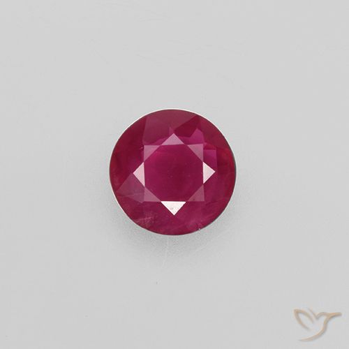 0.67ct Naturel Rose rougeâtre Rubis, Tour, VS-SI