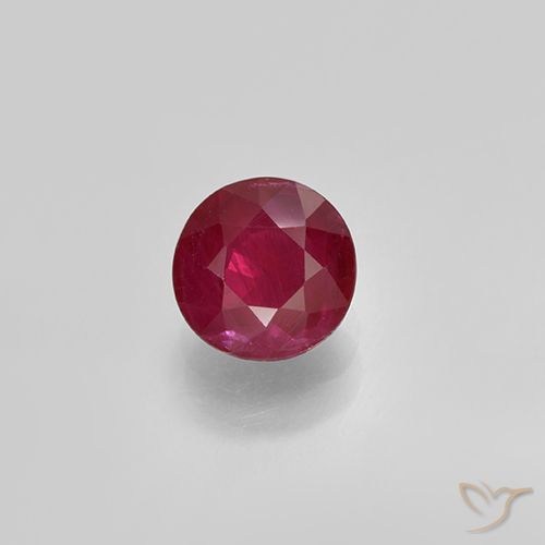 Rubis Rose rougeâtre profond naturelle Tour, 0.79 ct, VS-SI