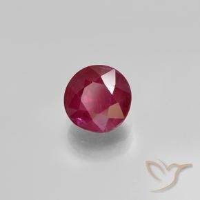 Rubis Rose rougeâtre profond naturelle Tour, 0.79 ct, VS-SI