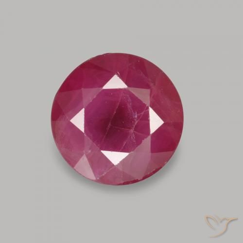 1.10ct Naturel Rouge moyen Rubis, Tour, VS-SI
