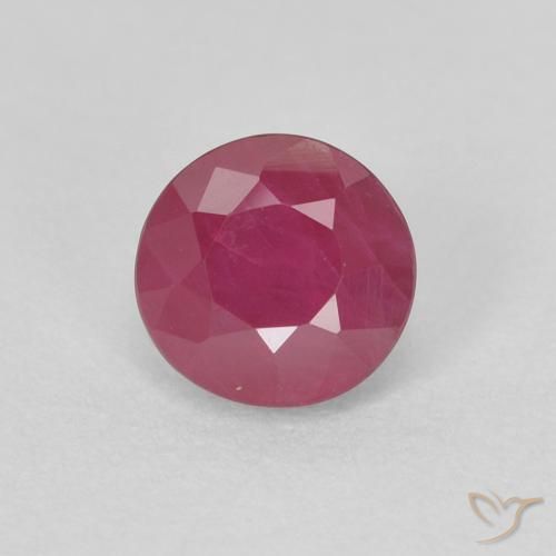 0.60ct Naturel Rouge Rosâtre Rubis, Tour, VS-SI