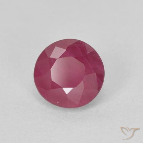Rubis Rouge Rosâtre naturelle Tour, 0.60 ct, VS-SI