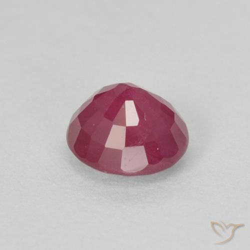 Rubis Rouge Rosâtre naturelle Tour, 0.60 ct, VS-SI