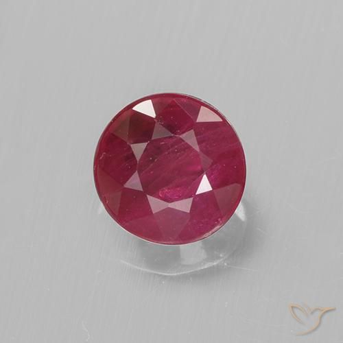 0.64ct Naturel Cramoisi profond Rubis, Tour, VS-SI