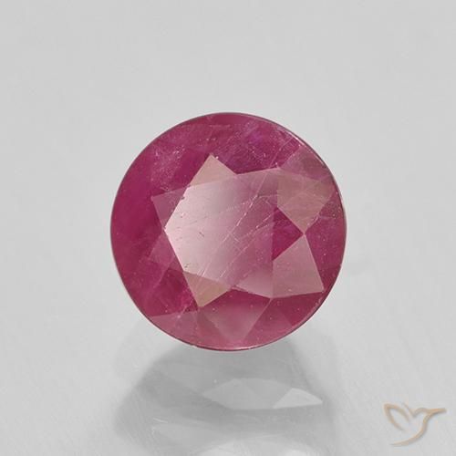 Rubis Rose rougeâtre naturelle Tour, 1.55 ct, VS-SI