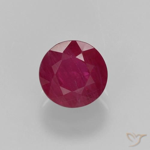 0.68ct Naturel Rouge confiture Rubis, Tour, VS-SI
