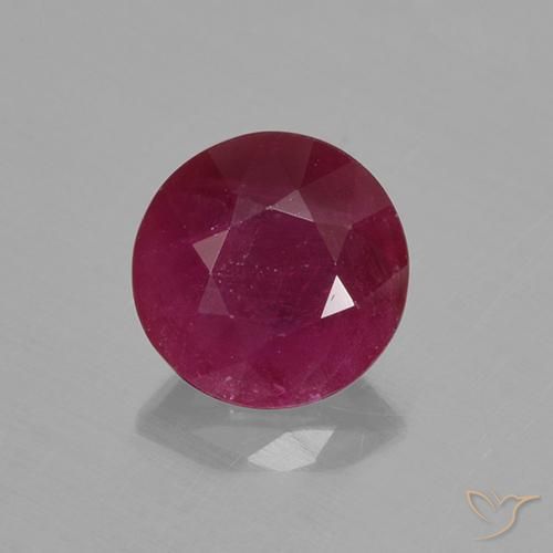 0.65ct Naturel Rouge foncé Rubis, Tour, VS-SI