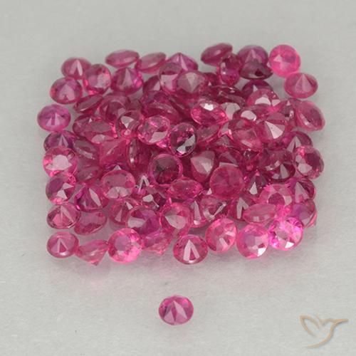 Achetez naturel 1.30ct Magenta profond Rubis gems, Coupe roude, En provenance Mozambique chez GemSelect. En stock, livraison internationale!