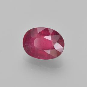 Rubis Rose rougeâtre naturelle Coupe ovale, 1.91 ct, VS-SI
