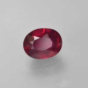 Rubis Rouge moyen naturelle Coupe ovale, 2.26 ct, VS-SI