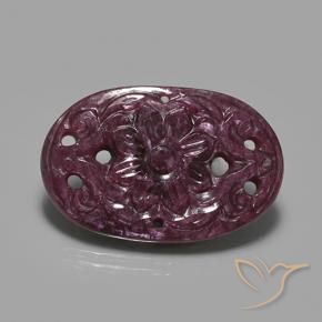 Rubis Pourpre moyen-foncé naturelle ovale, 23.57 ct, Opaque