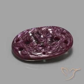 Rubis Pourpre moyen-foncé naturelle ovale, 23.57 ct, Opaque
