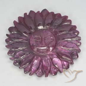 Rubis Pourpre boysenberry naturelle Taille Fleur, 41.80 ct, Opaque