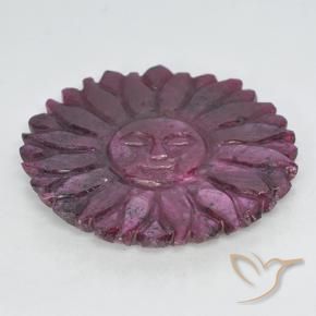 Rubis Pourpre boysenberry naturelle Taille Fleur, 41.80 ct, Opaque