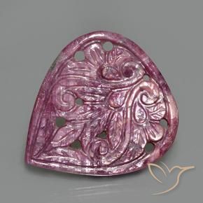 Rubis Pourpre moyen naturelle En forme de poire, 29.19 ct, Opaque
